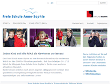 Tablet Screenshot of freie-schule-anne-sophie.de